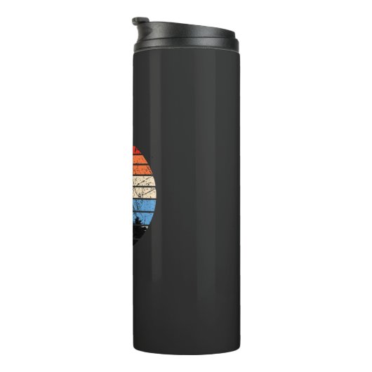 Frisbee Golf Disk Golf Retro Thermosbecher (Nach rechts gedreht)