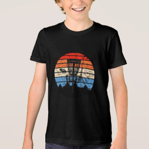 Frisbee Golf Disk Golf Retro Tri-Blend Shirt
