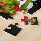 Frisbee Golf Frolf Weihnachtsbaum Puzzle (Seite)