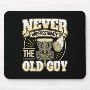 Frisbee Golf Vater Opa Ich Unterschätze Nie Mousepad