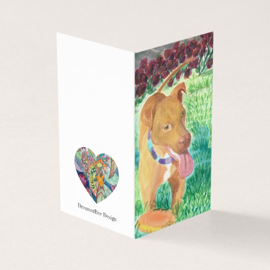 Frisbee in den Rose Danke Karte (Vorderseite)