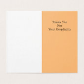 Frisbee in den Rose Danke Karte (Innenseite Aufgefaltet)