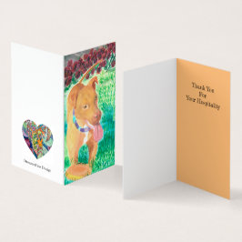 Frisbee in den Rose Danke Karte