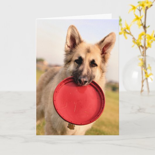 Frisbee Karte (Gelbe Blume)