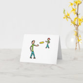 Frisbee Karte (Gelbe Blume)