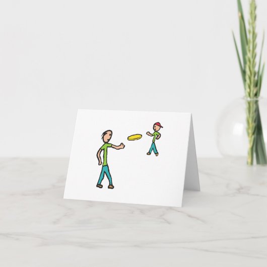 Frisbee Karte (Vorderseite)