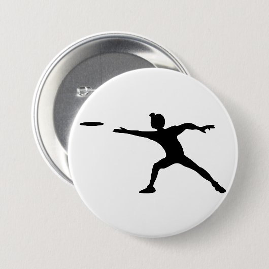 Frisbee-Knopf Button (Vorne & Hinten)