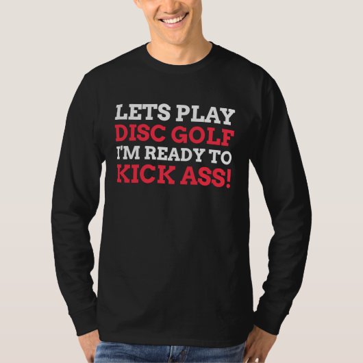 Frisbee & Let's Play Disc Golf T-Shirt (Vorderseite)