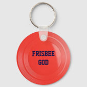 Frisbee Look Personalisierter Schlüsselanhänger (Vorderseite)