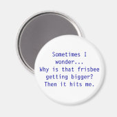 Frisbee Magnet (Vorderseite/Rückseite)