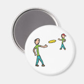 Frisbee Magnet (Vorderseite/Rückseite)