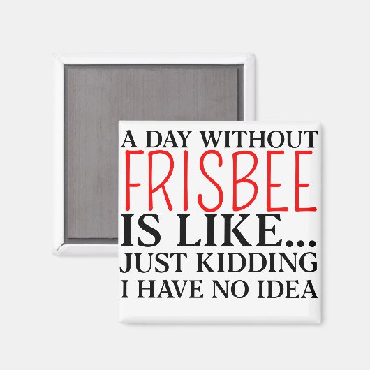 frisbee magnet (Vorderseite/Rückseite)