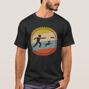 Frisbee mit für Hunde Vintagem Hund T-Shirt