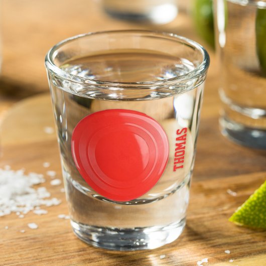 Frisbee Personalisiert Shot Glass Schnapsglas