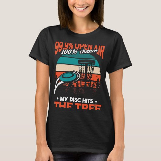 Frisbee Player Disk Golf T-Shirt (Vorderseite)