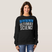 Frisbee Player Science Periodic Table Flying Disk Sweatshirt (Vorne ganz)