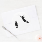 Frisbee Runder Aufkleber (Umschlag)