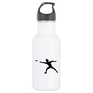 Frisbee-Silhouette Trinkflasche