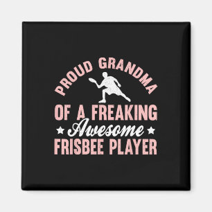 Frisbee-Spieler Ultimate Frisbee Disc Golf Oma  Magnet