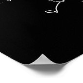 Frisbee Stickman Disc Golf Lustiges Ultimate Frisb Poster (Ecke)