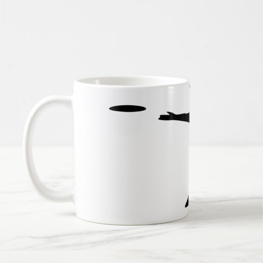 Frisbee-Tasse Kaffeetasse (Links)