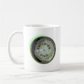 Frisbee-Torten-Zinn-Erdfarben Kaffeetasse (Links)