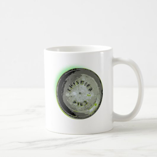 Frisbee-Torten-Zinn-Erdfarben Kaffeetasse (Rechts)