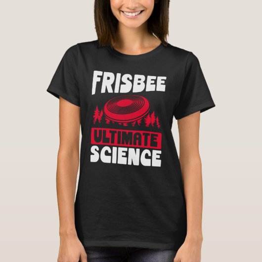 Frisbee Ultimate Science Ultimate Frisbee T-Shirt (Vorderseite)