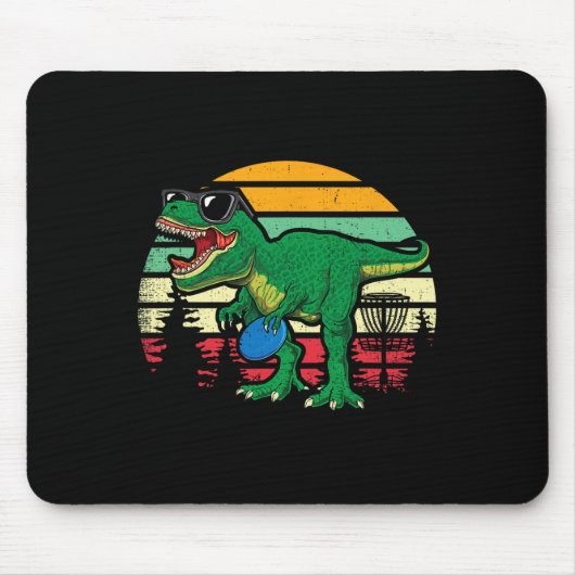 Frisbees Dino Süßer T Rex Dinosaurier Kinder Junge Mousepad (Vorne)