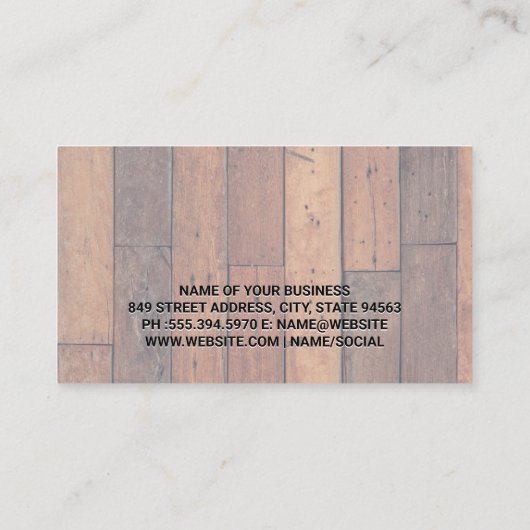 Frisberei | Schere | Blade Visitenkarte (Rückseite)