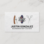 Frisberei | Schere | Blade Visitenkarte (Vorderseite)