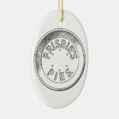 Frisbie Pie Tin Keramik Keramik Ornament (Rechts)