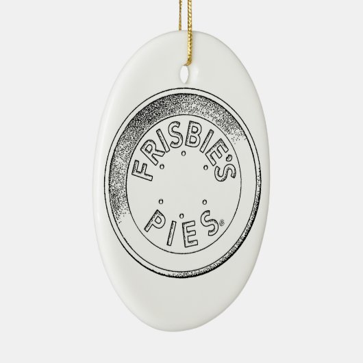 Frisbie Pie Tin Keramik Keramik Ornament (Rechts)