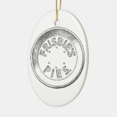 Frisbie Pie Tin Keramik Keramik Ornament (Links)