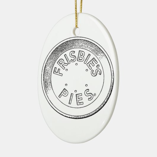 Frisbie Pie Tin Keramik Keramik Ornament (Links)