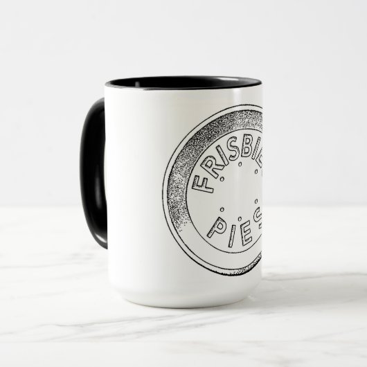 Frisbie Pie Tin Tasse (Vorderseite Links)