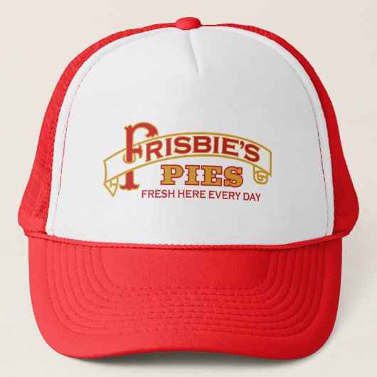 Frisbie-Pies-Hut Truckerkappe (Vorderseite)