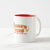 Frisbie's Pies Mug Zweifarbige Tasse (VorderseiteRechts)