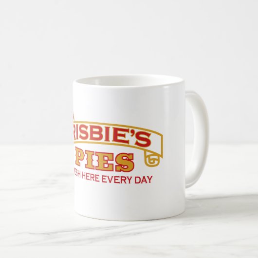 Frisbies Torten-Tasse Kaffeetasse (VorderseiteRechts)