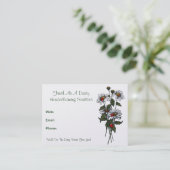 Frisch als Gänseblümchen: Haus putzende Visitenkarte (Stehend Vorderseite)