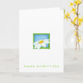 Frisch als Muttertagskarte Karte (Gelbe Blume)