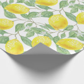 "FRISCH ALS ZITRONEN " GESCHENKPAPIER (Ecke)