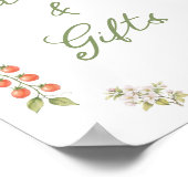 Frisch auf dem Markt Karten und Geschenke Schild (Ecke)