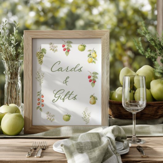 Frisch auf dem Markt Karten und Geschenke Schild
