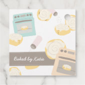 Frisch aus dem Oven Geschenkanhänger (Rückseite)