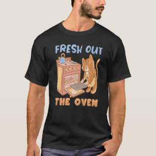 Frisch aus Oven Bäckerei Backen Donut Kuchen Bäcke T-Shirt