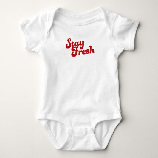 frisch bleibe baby strampler (Vorderseite)