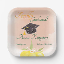 Frisch diplomierte Abschlussfeier Papier