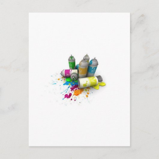 Frisch, funky, modern, Retro, Cool Postkarte (Vorderseite)