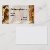 Frisch gebackene Brot-Brötchen und Brot-Laibe Visitenkarte (Vorne/Hinten)